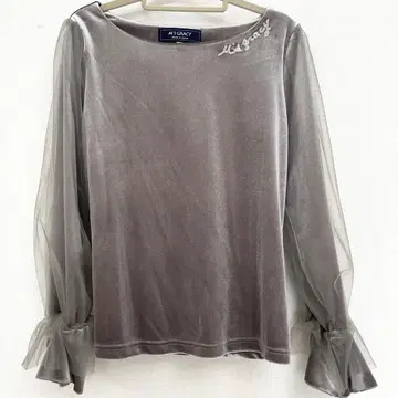 [ 미사용 ] M's Gracy 튤 벨로아 상의 38