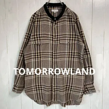 TOMORROWLAND 클레릭 밴드 카라 니트 롱 슬리브 L 사이즈