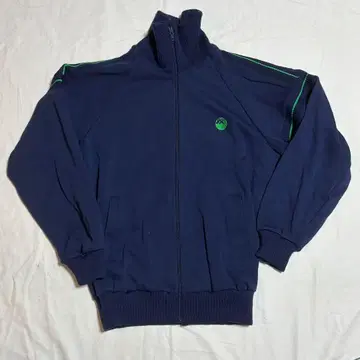 일본제 90s asics 아식스 트레이닝 저지 네이비 x 그린