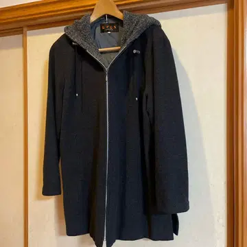 EVEX by KRIZIA 후드 부착 롱 코트 40