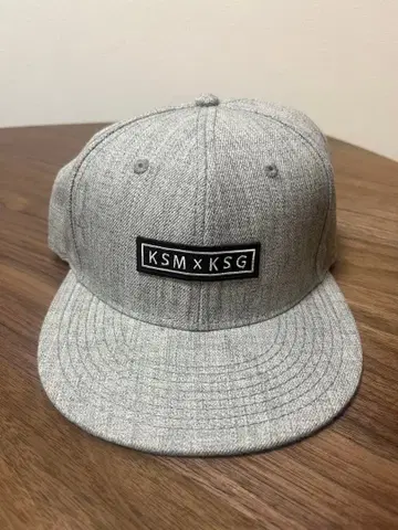 오기야하기 안경 편애 KSM x KSG 그레이 스냅백 캡