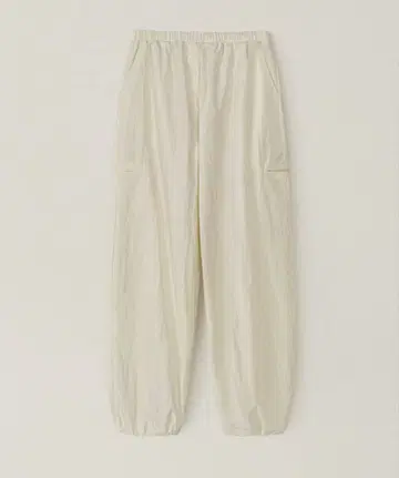 OHOTORO 나일론 카고 팬츠 아이보리