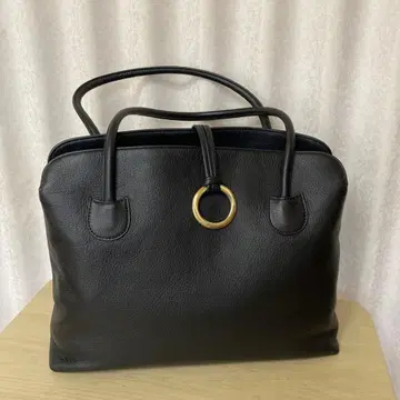 하마노 가죽 핸드백 kuro