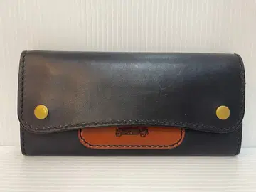 Giappone Leather 자포네 가죽 롱 지갑 블랙