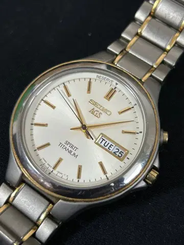 세이코 스피릿 AGS. 티타늄 오리지널 벨트