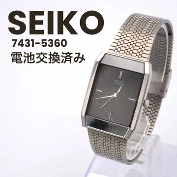 세이코 SEIKO 손목시계 7431-5360 빈티지 스퀘어 Y2K