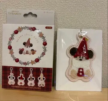 디즈니 크리스마스 2025 릴린린 키체인 빨간색
