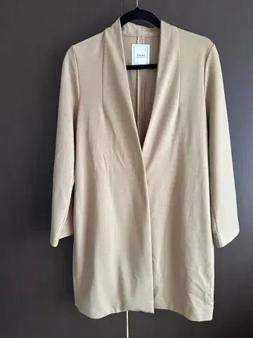 TIENS ecoute 베이지 노카라 가디건