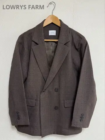 LOWRYS FARM 브라운 테일러드 자켓