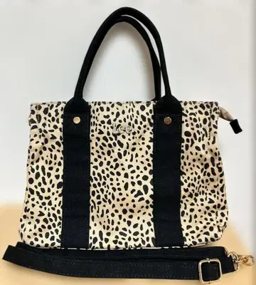 LEE 레오파드 2way 숄더백 핸드백 애니멀 표범