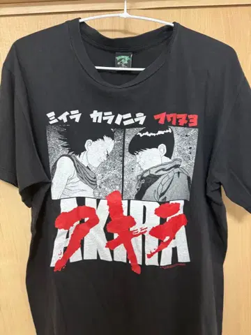 AKIRA 애니메이션 T셔츠 블랙
