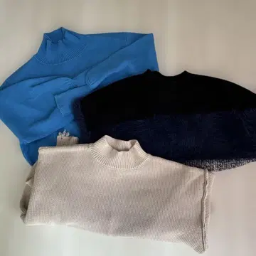 [ 당일 발송 ] 묶음 판매 니트 스웨터 짧은 기장