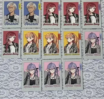 니지산지 GRAY x ACCENT 랜덤 폴라로이드풍 카드