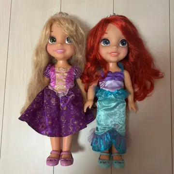 라푼젤, 아리엘 인형 2개 세트