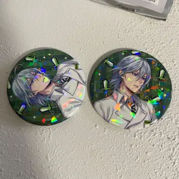 트위스티드 원더랜드 실버 캔뱃지 트위스테 흰 옷 실험복