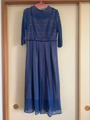 로즈버드 전체 레이스 오케이션 드레스