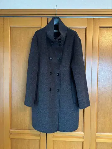 띠어리 럭스, 울 더블 브레스트 코트 다크 그레이