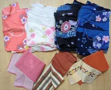 [ 묶음 판매 ] 유카타 & 오비 7세트