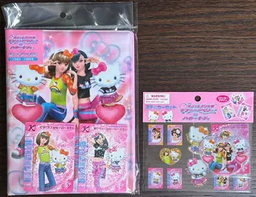 오샤레마녀 라브 and 베리 키티 카드 파일 스티커 세트