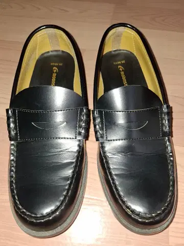 통학 신발 블랙 로퍼 MOONSTAR BVL 540 25.5cm