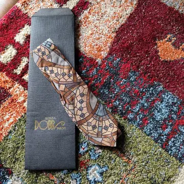 Giffiza Dobby Tailor 기하학 패턴 넥타이