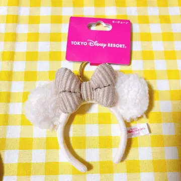 디즈니 미니 머리띠 키체인 키링 복슬복슬 보아