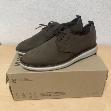 클락스 Brantin Low 다크 브라운 25.5cm 미사용 I15