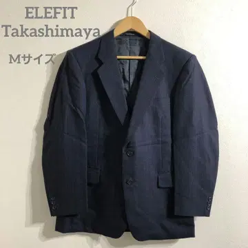 ELEFIT 네이비 스트라이프 비즈니스 자켓