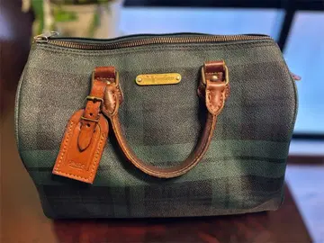 오늘 23시까지 가격 인하 USED 폴로 랄프로렌 보스턴 PVC 가죽