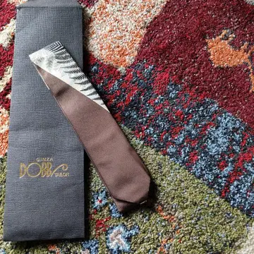 GINZA DOBB 브라운 넥타이