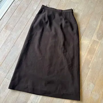 다크 브라운 타이트 롱 스커트 11호
