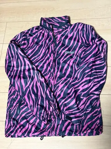 hysterics 제브라 패턴 나일론 자켓