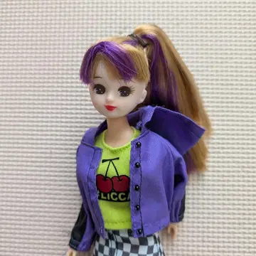 해시태그리카 피프스 스위츠 보라색 머리 후드티