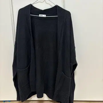 블랙 가디건 상의 여성용 [XL] 겨울