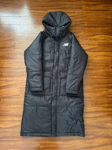 뉴발란스 벤치 코트 블랙 S 미사용 새상품