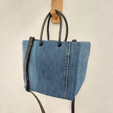 미사용 캠퍼 데님 CATI 2WAY 토트백