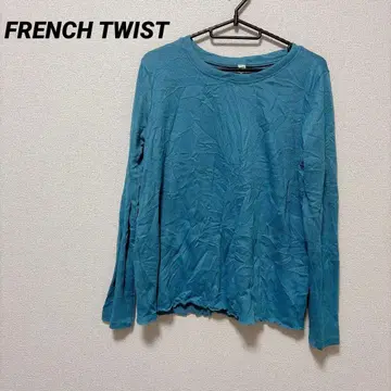 FRENCH TWIST 파랑 긴팔 T셔츠