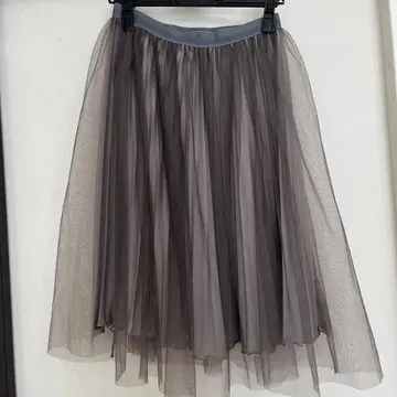 엠즈 그레이시 튤 스커트 플리츠
