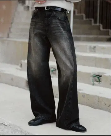 WYM LIDNM VINTAGE WASHED CURVED DENIM