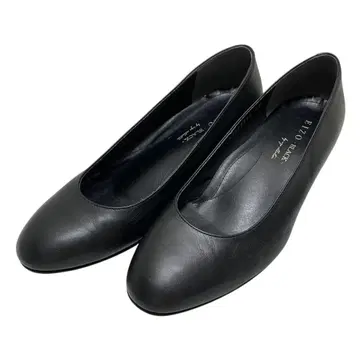 [ 새상품급 ] 에이조 (24) 펌프스 아몬드 토 컴포트 슈즈 천연 가죽