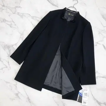 미사용 택 포함 도쿄 소와르 빅 사이즈 롱 자켓 15호 블랙