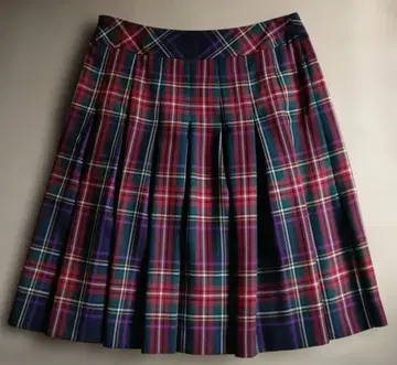 THE SCOTCH HOUSE 체크 무늬 플리츠 스커트