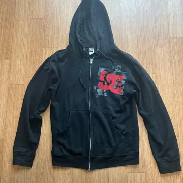DC 블랙 풀 집업 후드티