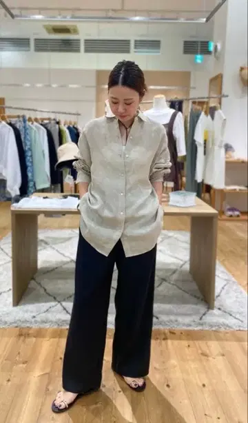 tantan 탄탄 스마하피 린넨 셔츠 나추란