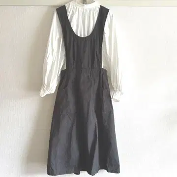 체코군 간호사 에이프런 원피스