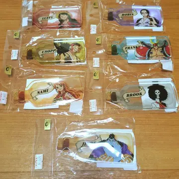 ONE PIECE 아크릴 페이퍼 웨이트 7개 세트