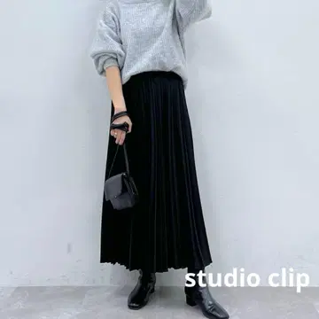 studio clip 아코디언 플리츠 스커트