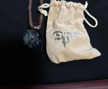 우주 유리 목걸이 주머니 포함