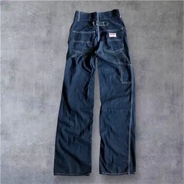 80s 90s archive BLUE WAY 데님 페인터 카고 팬츠 28