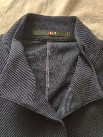 DAKS 네이비 테일러드 자켓 허리 리본 포함